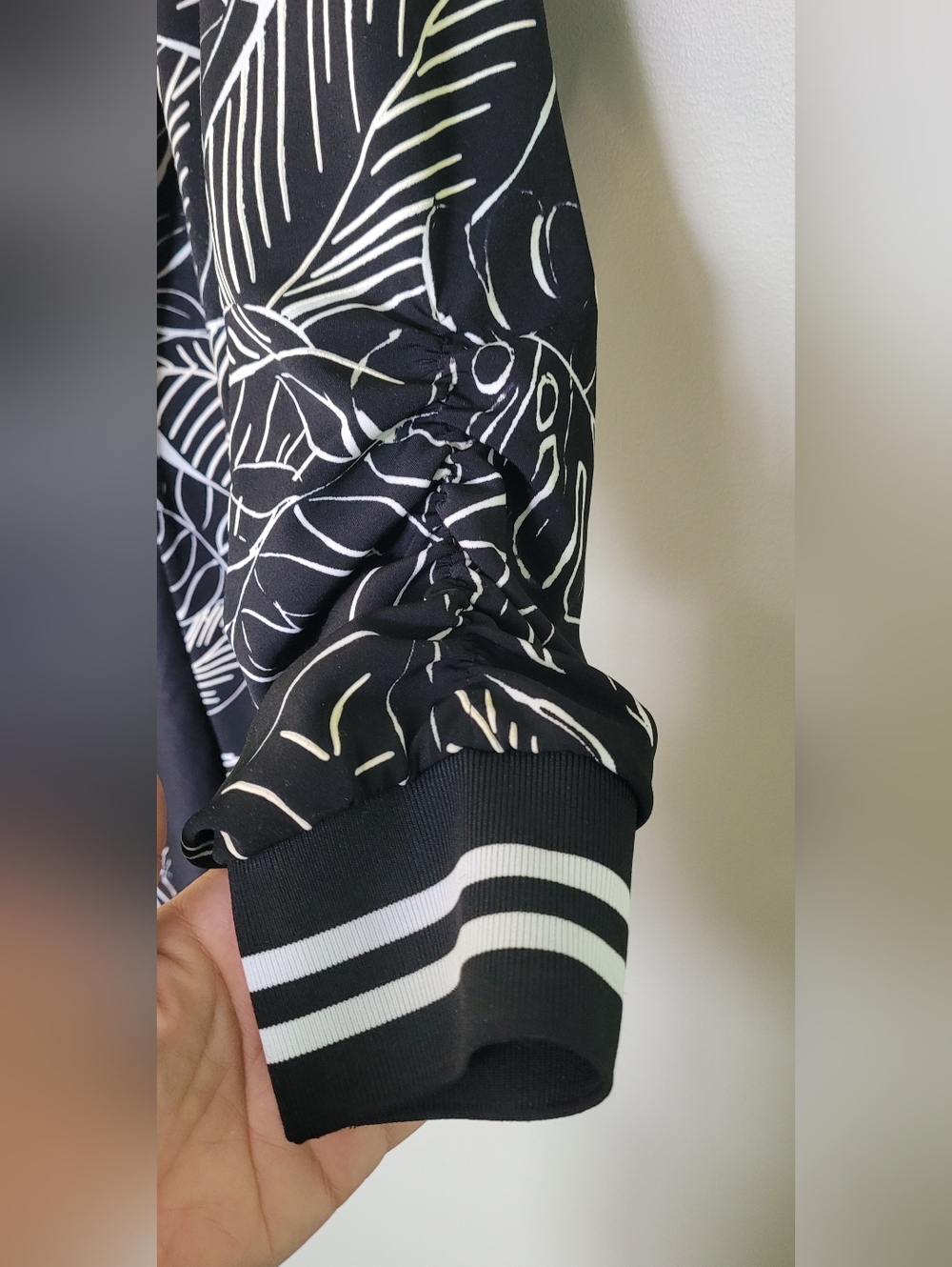 Joseph Ribkoff Open Blazer 14 Black And White Print Long Length Classic Elegant - Picture 4 of 6